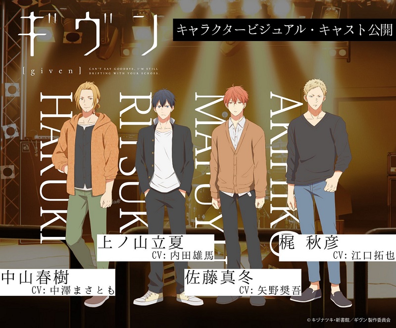 Il cast dell'anime Il cast dell'anime
